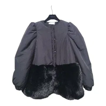 CELFORD 셀포드 퍼 도킹 코트 블랙