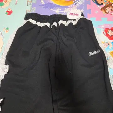 MA*RS 블랙 캐주얼 팬츠