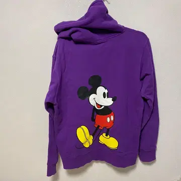 XLARGE/미키마우스/프린트/후드 부착/지퍼 후드티/사이즈 M