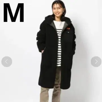 UNIVERSAL OVERALL 보아 코트 블랙 사이즈 1 M