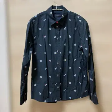 폴스미스 블라우스 말 패턴 블랙