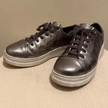 CAMPER 캠퍼 메탈릭 가죽 스니커즈 38 (24cm)