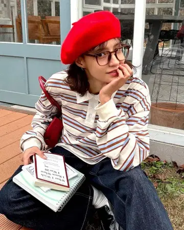 BITTERCELLS(비터셀즈) 라거 T셔츠 스트라이프