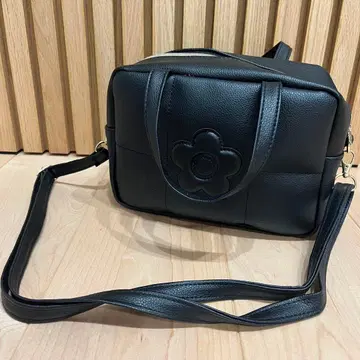 MARY QUANT 퀼팅풍 2Way 숄더백 블랙 새상품급