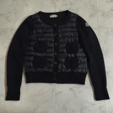 MONCLER 블랙 가디건 XS 사이즈