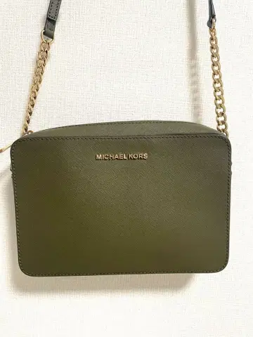 MICHAEL KORS 올리브 그린 숄더백