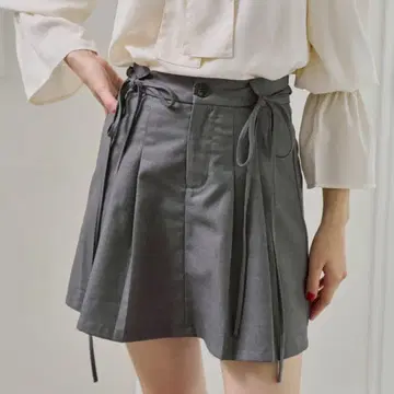 [ idem ] 2way ribbon belt mini skirt