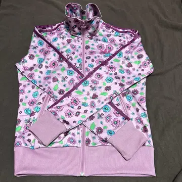 adidas 로데오 크라운 꽃무늬 저지 트랙 자켓 여성용 S