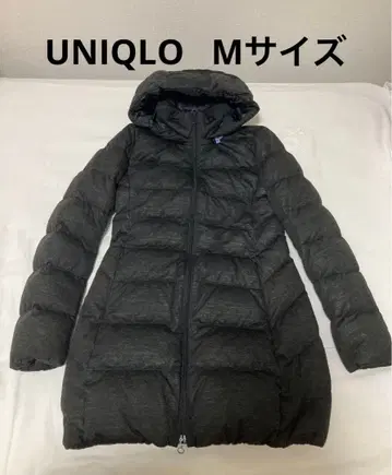 유니클로 다운 코트 사이즈 M 다크 그레이 클리닝 완료