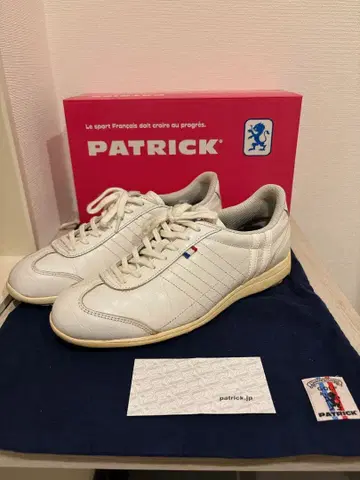 PATRICK 화이트 스니커즈 박스 포함