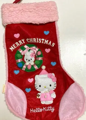 산리오 헬로키티 크리스마스 부츠 레트로
