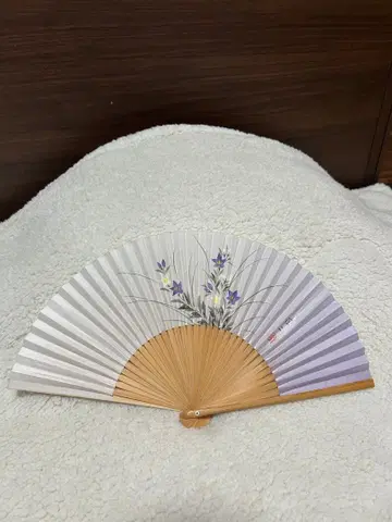 그림체 접이식 부채