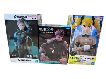 괴수 8호 나루미 겐 시노미야 키코루 피규어 3종 세트