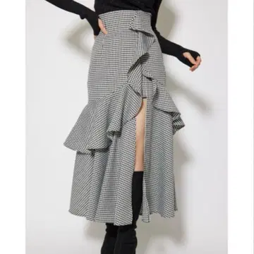 rienda 프릴 슬릿 하이웨스트 스코트 숏팬츠