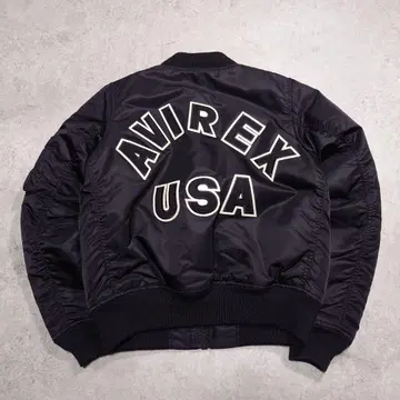 AVIREX 아비렉스 COMMERCIAL LOGO MA-1 L