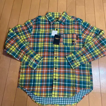 미키하우스 DOUBLE.B 체크 무늬 셔츠