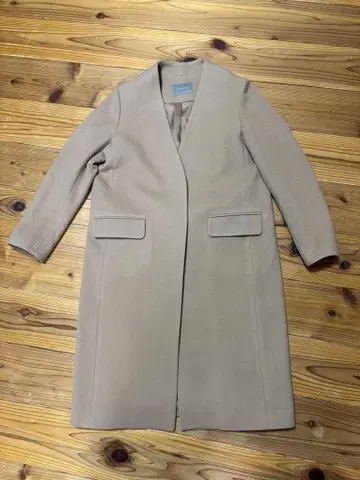 B.C STOCK SIMPLICITE 울 코트 노카라