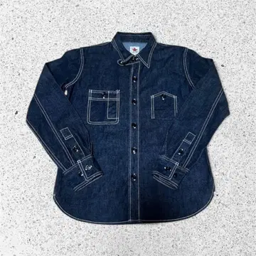 The Strike Gold 셀비치 데님 워크 셔츠 S 사이즈