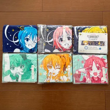 데레스테 제일복권 머플러 타월 6개