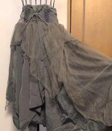 RozenKavalier 비대칭 레이어드 스커트