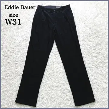 새상품급 에디 바우어 코듀로이 팬츠 2턱 W31 블랙 굵은 폭