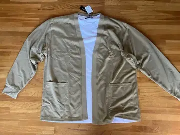 베이지 후드 맨투맨 2피스 세트 3L