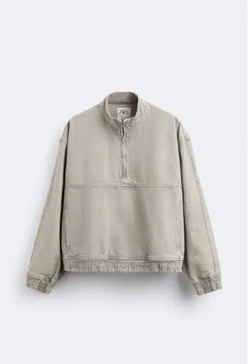 ZARA 자라 지퍼 컬러 데님 자켓 denim jacket