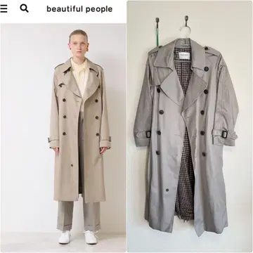 beautiful people 트렌치코트