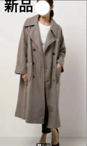 새상품 sm2rhythm 슬리버 니트 코트 사만사 모스모스 리듬