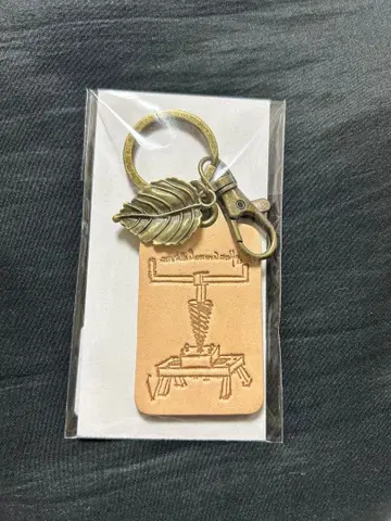 천공의 아틀라스 이탈리아관의 보물 다빈치 천연 가죽 키링