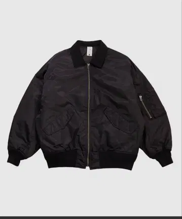 블랙 MA-1 플라이트 자켓
