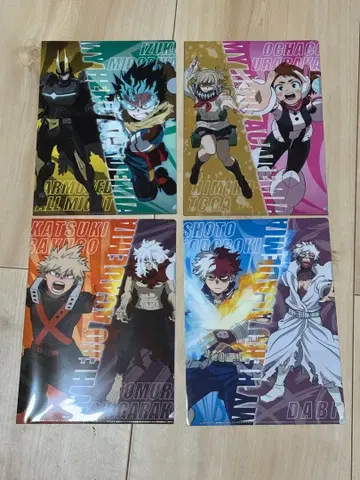 나의 히어로 아카데미아 클리어 파일 4장 세트