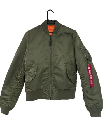 MA-1 ALPHA 알파 여성용 미니 플라이트 자켓 카키