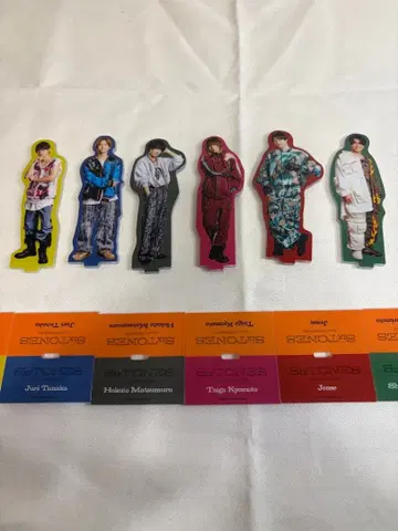 SixTONES Anniversar 아크릴 스탠드 6인 전원 세트