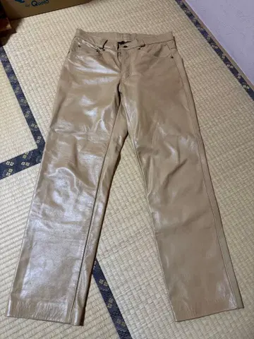 Schott 샷 가죽 팬츠 사이즈 34 A&T 인터내셔널 별주품