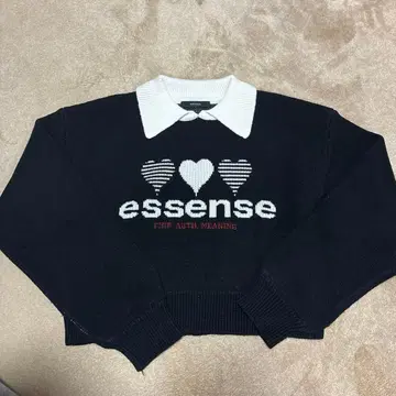 EMODA 하트 로고 재규어 니트