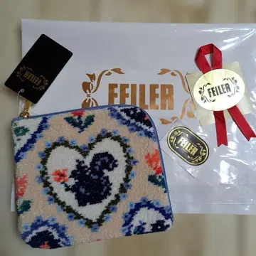 FEILER 페이러 L자형 파우치 쇼핑백 포함