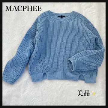 [  ] MACPHEE 맥피  니트 블루 올 시즌