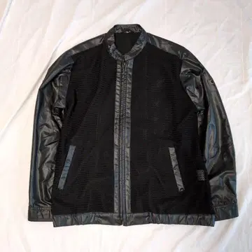 블랙 메쉬 점퍼 L 사이즈