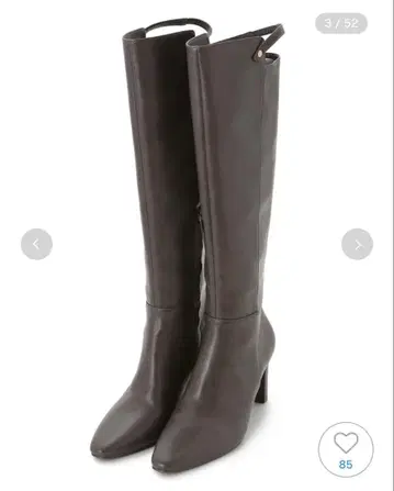 SNIDEL 스나이델 스트랩 핏 롱 부츠 모카 eimy