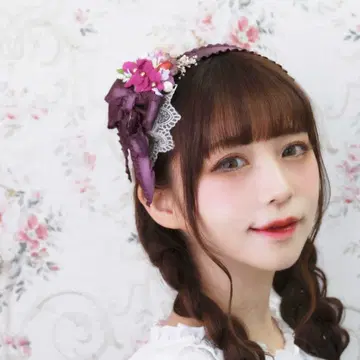 Ambersnow 후카사와 미도리 꿈꾸는 제비꽃 머리띠