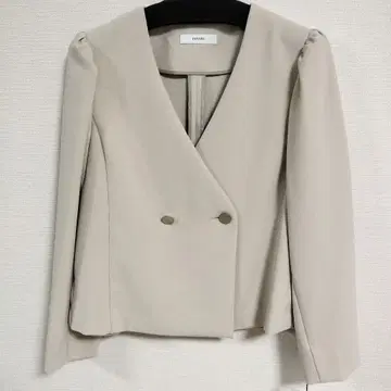 새상품 FENNEL 노카라 더블 버튼 자켓 페넬 9호