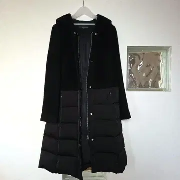 m's select 엠즈셀렉트 엠프리미어 알파카 다운 코트