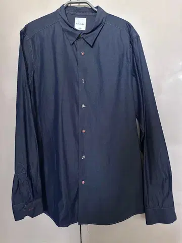 Paul Smith 네이비 독 딸기 시리즈 긴팔 셔츠 XL