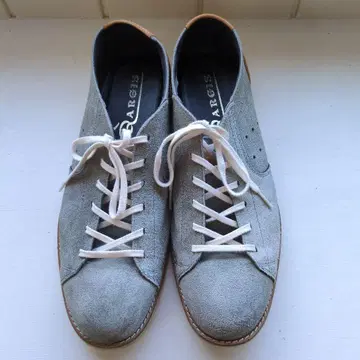 알지스 ARGIS 그레이 스웨이드 신발