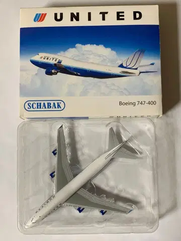 SCHABAK Boeing 747-400 UNITED 1/600