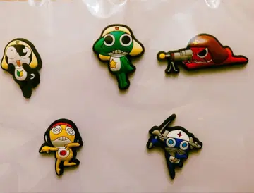개구리 중사 케로로 핀 배지 5종 세트