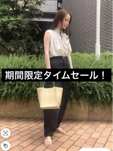 새상품 유나이티드 애로우즈 하이웨스트 데님 팬츠 인디고