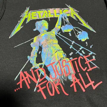 h&m 메탈리카 후드티