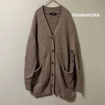 FRAMeWORK 와이드V넥 가디건